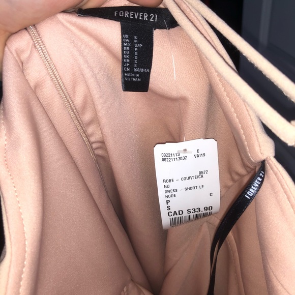 Nude Mini Dress - Picture 4 of 4